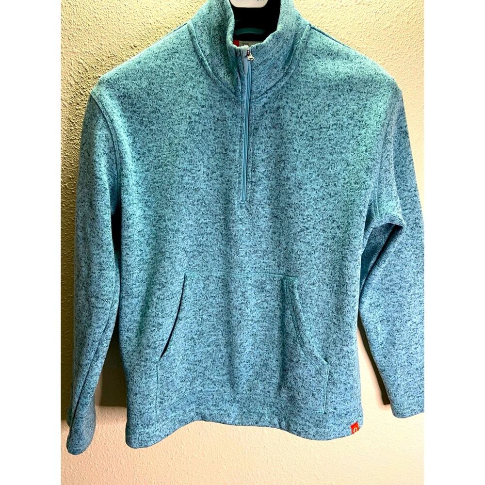 American Outdoorsman Women Green Zipup Pullover L